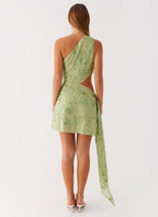 Juelz Beaded Mini Dress - Lime