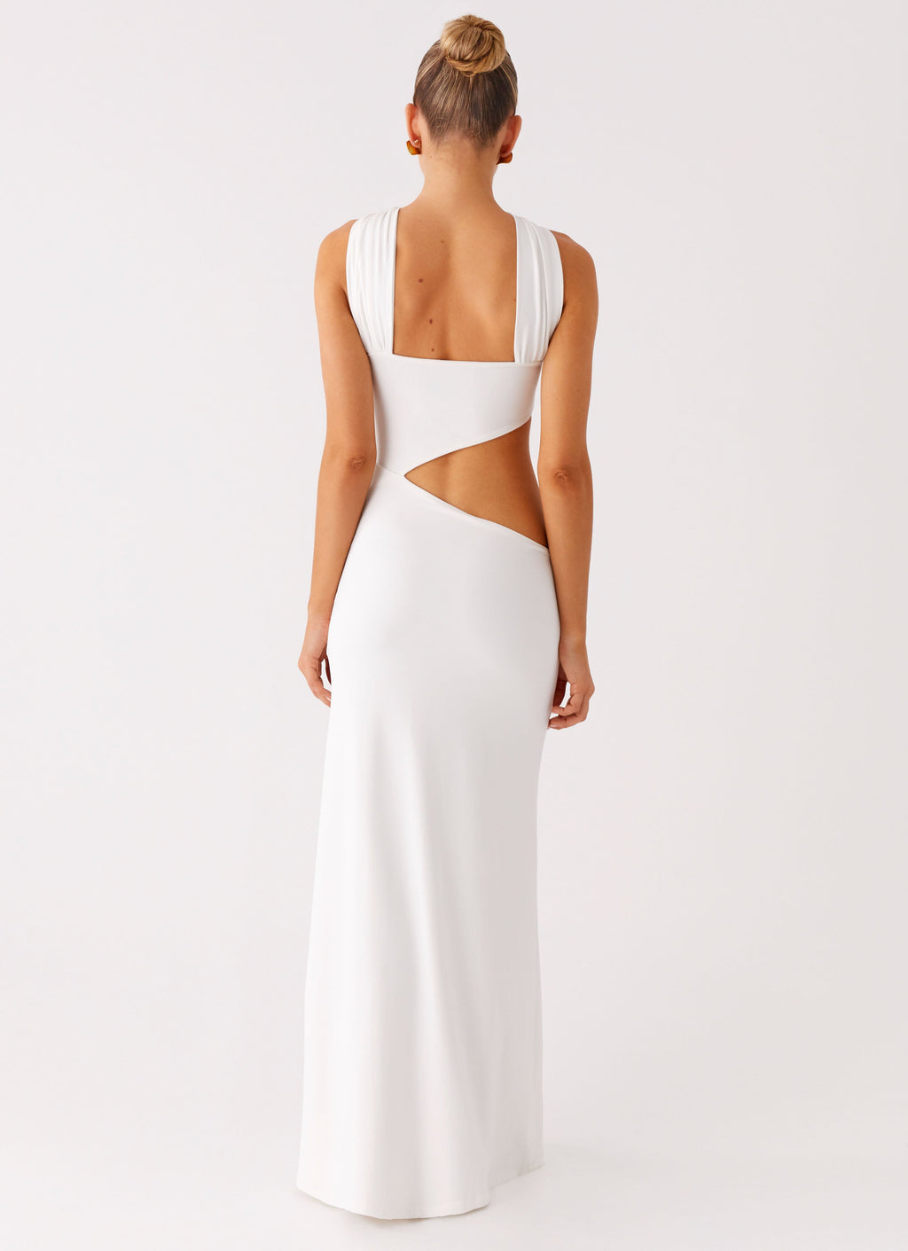 Juliander Knot Maxi Dress - White