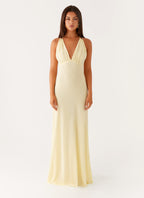 Kacia Maxi Dress - Lemon