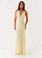Kacia Maxi Dress - Lemon