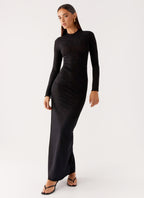 Kamora Maxi Dress - Black