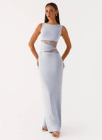 Karma Maxi Dress - Blue