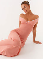 Katiya Maxi Dress - Peach