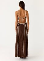 Kerli Maxi Dress - Cool Chocolate