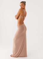 Kika Maxi Dress - Beige