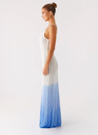 Kiki Maxi Dress - Ombre Blue