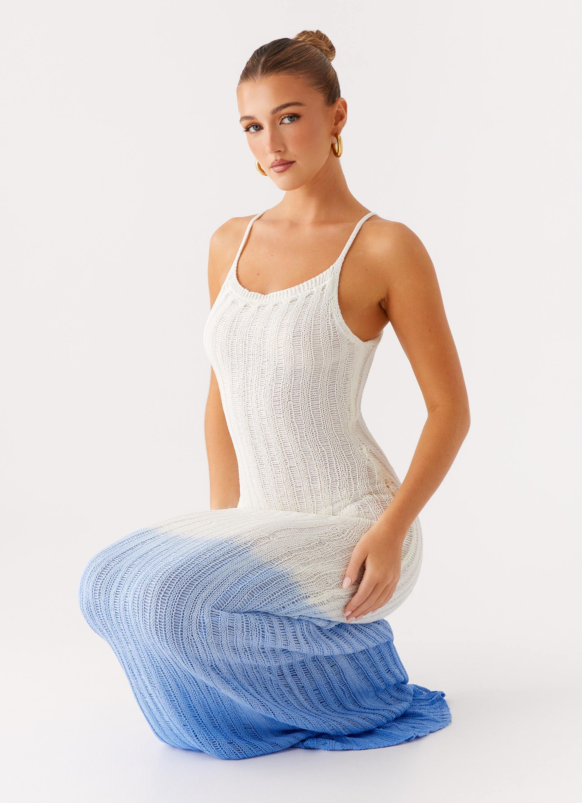 Kiki Maxi Dress - Ombre Blue