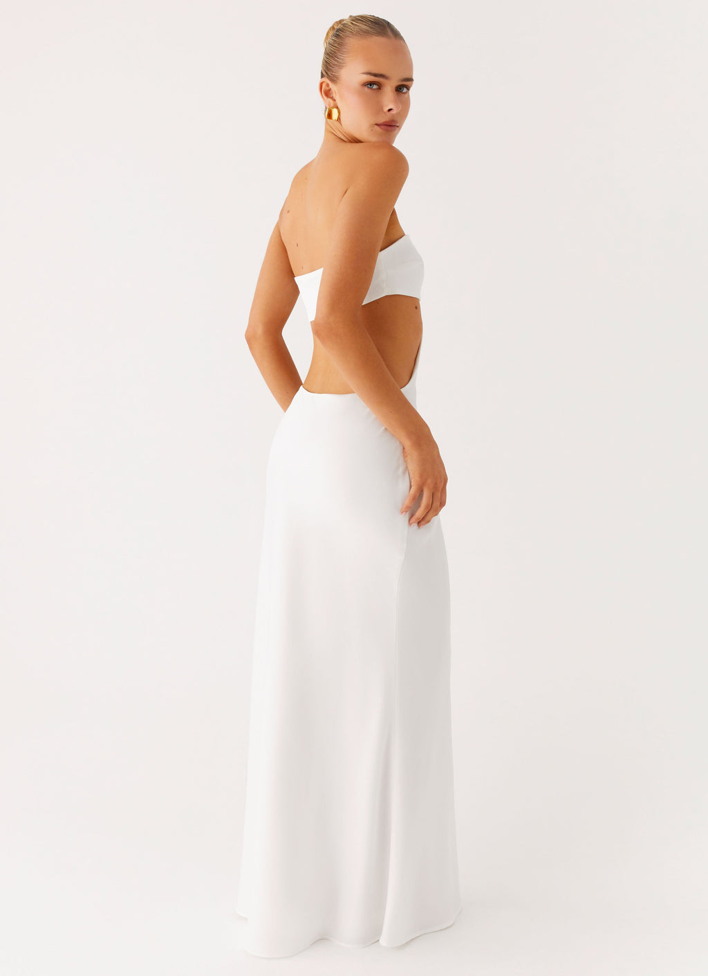 Kiss Me Cut Out Maxi - Ivory