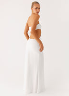 Kiss Me Cut Out Maxi - Ivory