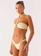 Kivara Bikini Top - Yellow