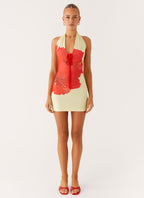 Know You Better Mini Dress - Scarlet Floral