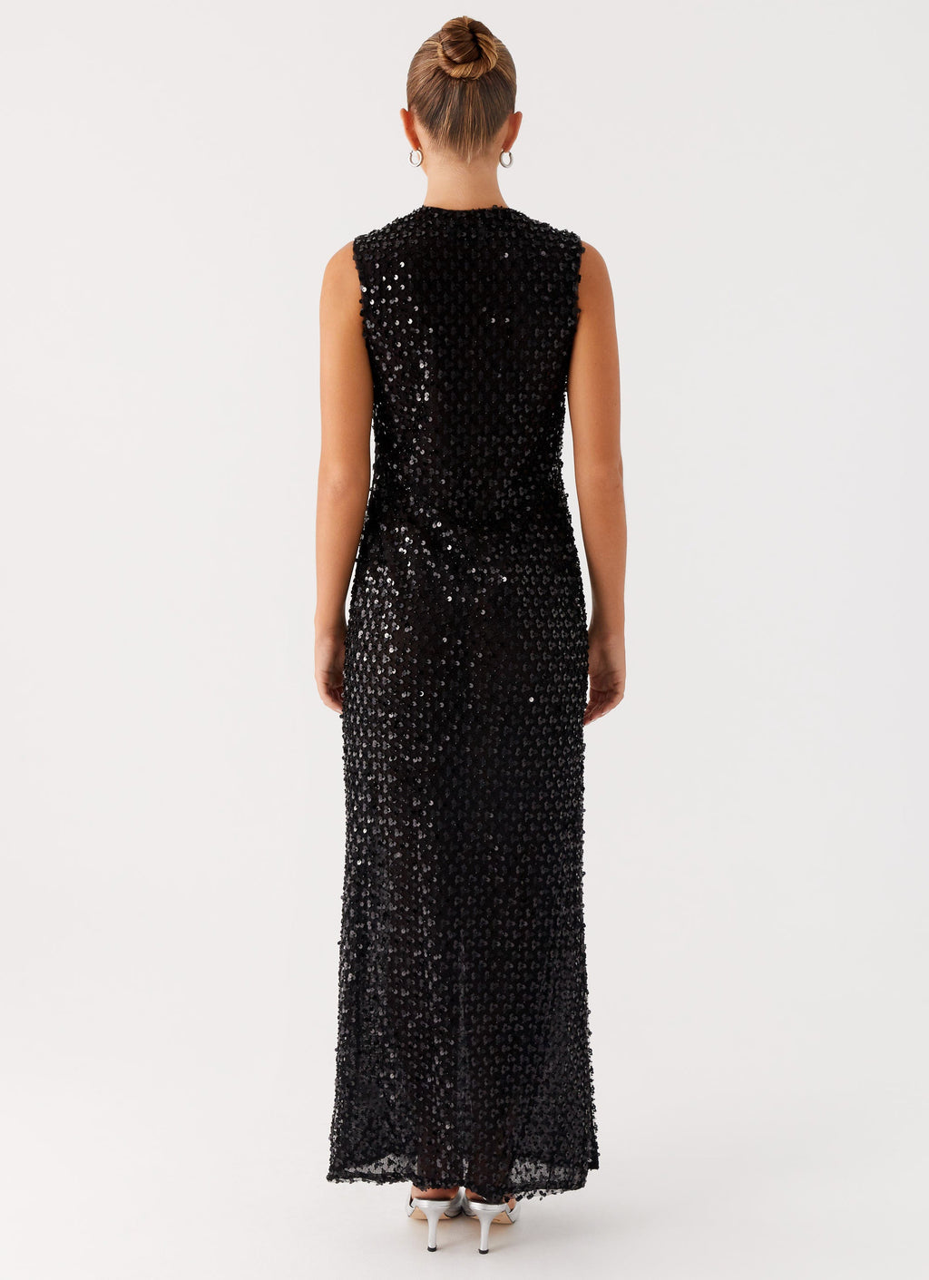 Kore Sequin Maxi Dress - Black
