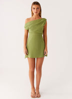 Lady Love Linen Mini Dress - Cactus