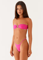 Laurel Bikini Bottom - Fuchsia