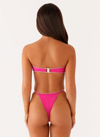 Laurel Bikini Bottom - Fuchsia