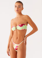 Laurel Bikini Bottom - Green Tropical
