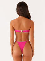 Laurel Bikini Top - Fuchsia