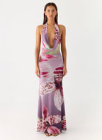 Like You Better Maxi Dress - Ombre Floral Affair