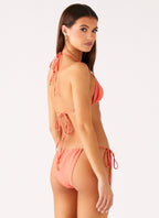 Liona Bead Bikini Bottoms - Coral