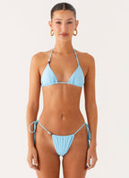 Liona Bead Bikini Bottoms - Turquoise