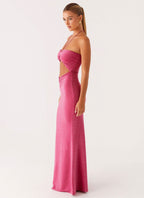 Lorenzo Maxi Dress - Raspberry