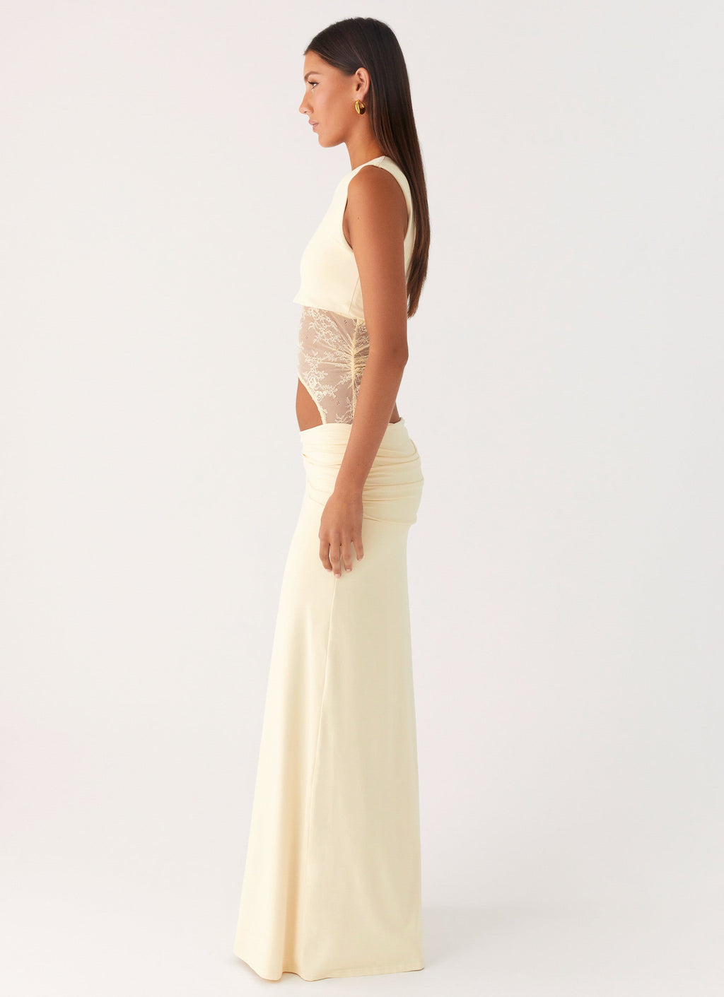 Love Motion Maxi Dress - Lemon