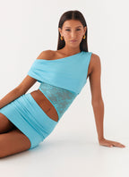 Love Motion Mini Dress - Aqua Blue