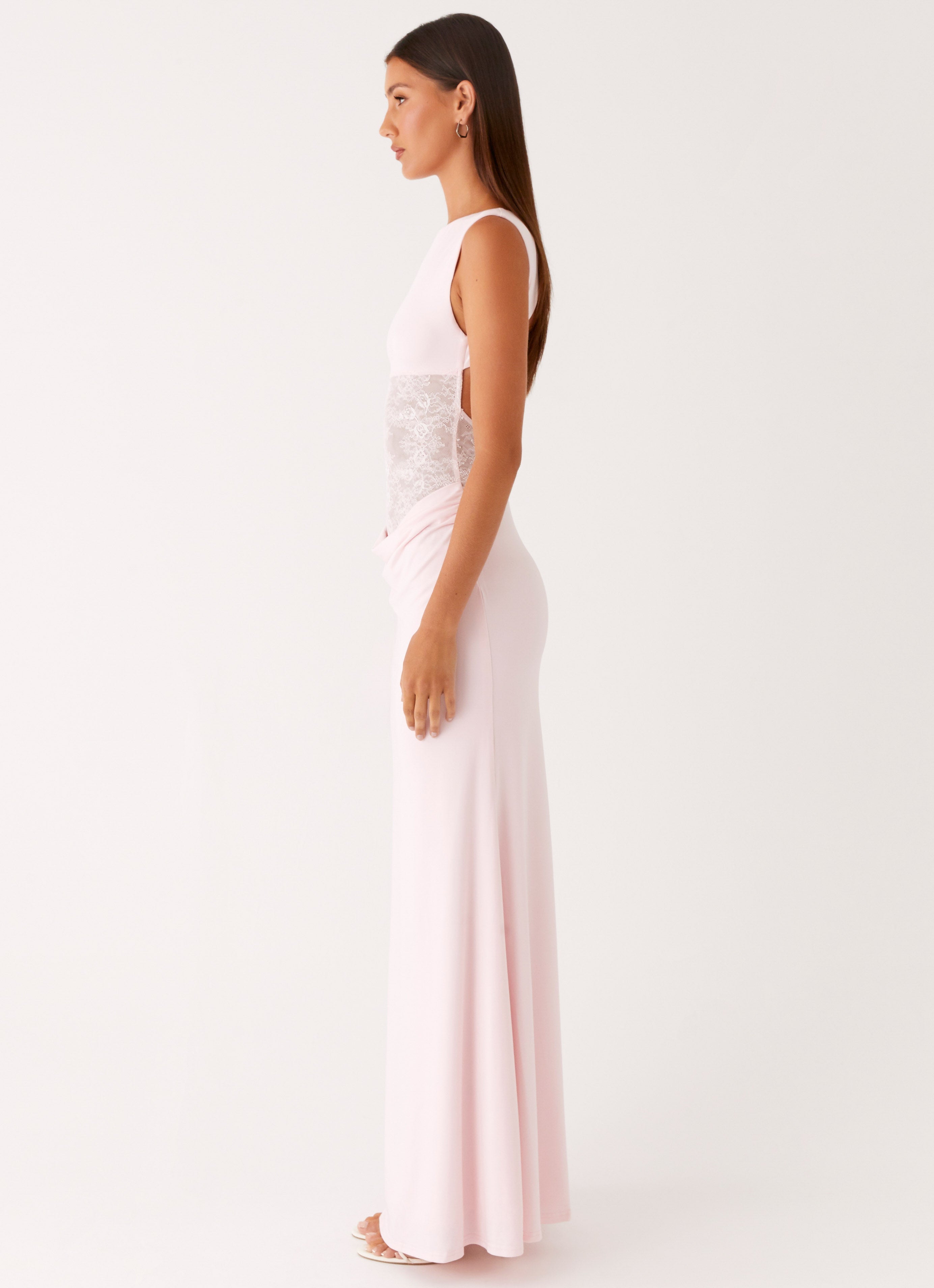 Love Tease Maxi Dress - Baby Pink