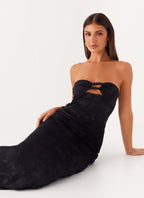 Lunar Maxi Dress - Black
