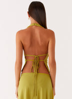 Lustra Cowl Top - Lime