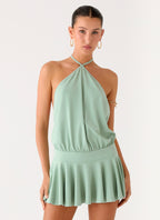 Mable Mini Dress - Green