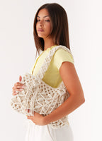 Majorca Shoulder Bag - Ivory