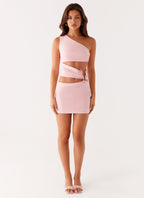 Malli Cut Out Mini Dress - Pink