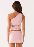 Malli Cut Out Mini Dress - Pink