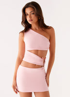 Malli Cut Out Mini Dress - Pink
