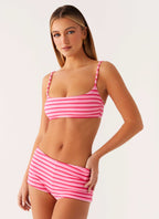 Mauritius Swim Short - Pink Stripe