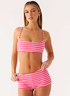 Mauritius Swim Short - Pink Stripe