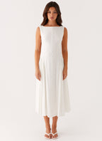 Maylah Midi Dress - White