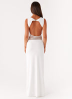 Medina Lace Maxi Dress - White