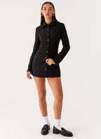 Memphis Blazer Mini Dress - Black