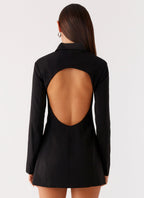 Memphis Blazer Mini Dress - Black