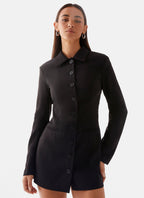 Memphis Blazer Mini Dress - Black