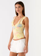Milena Cami Top - Spring Meadow
