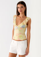 Milena Cami Top - Spring Meadow