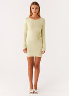 Miriam Knit Mini Dress - Green