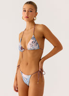 Mommae Bikini Bottoms - Aqua Blur