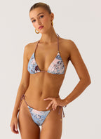 Mommae Bikini Bottoms - Aqua Blur