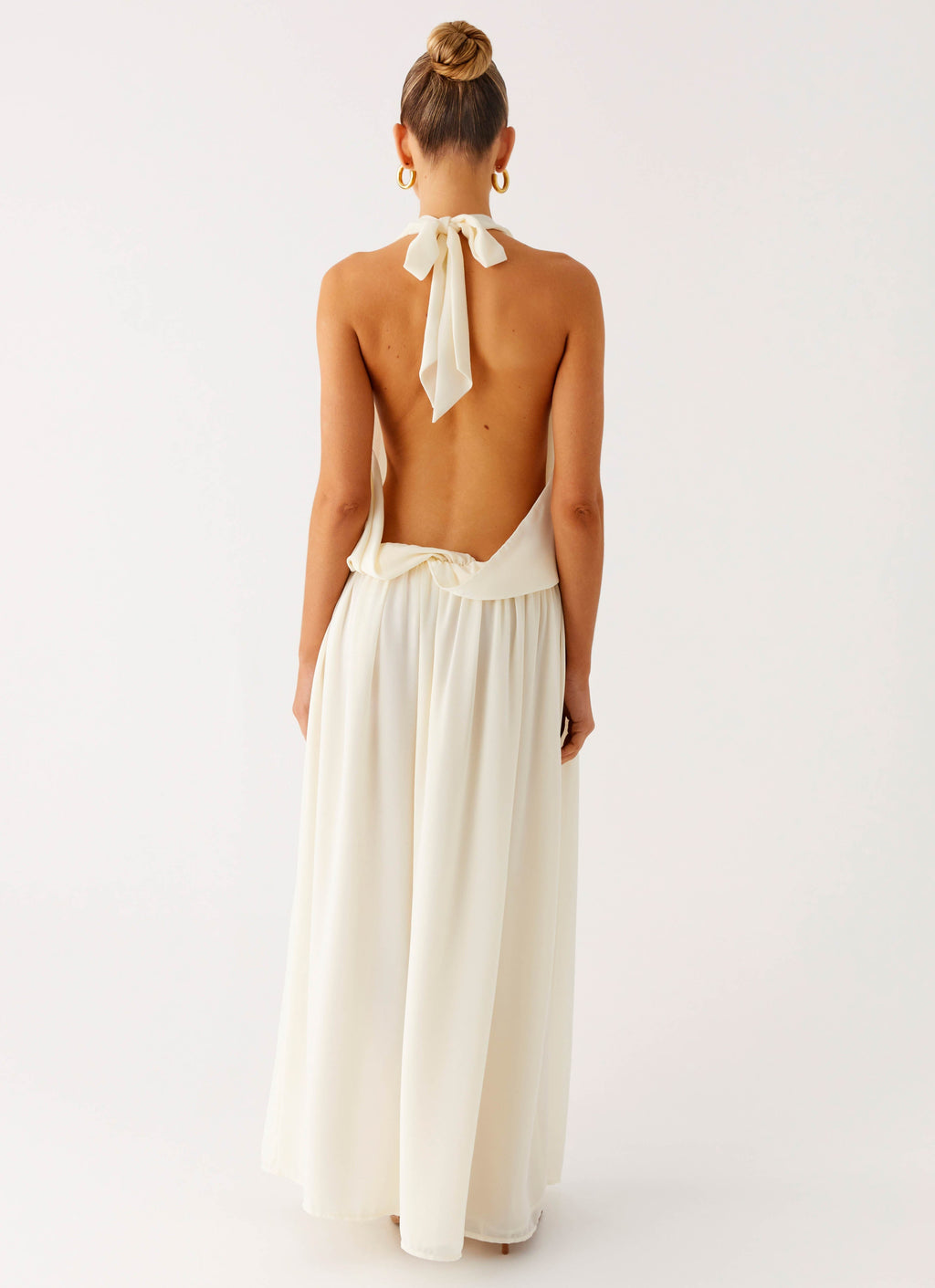 Narlah Halter Maxi Dress - Ivory