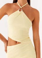 Nika Mini Dress - Yellow