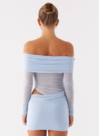 No Doubt Mini Dress - Blue